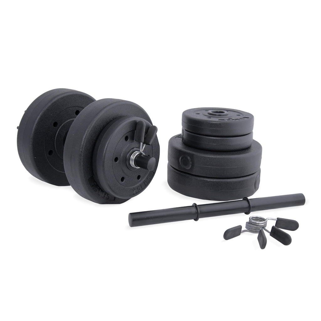 40 LBS Adjustable Vinyl Dumbbell Set I50346