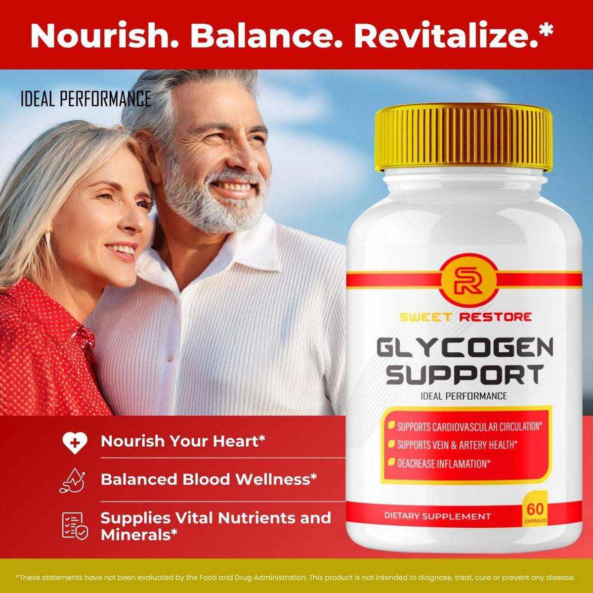 60 Capsules Supplement Pills F4554