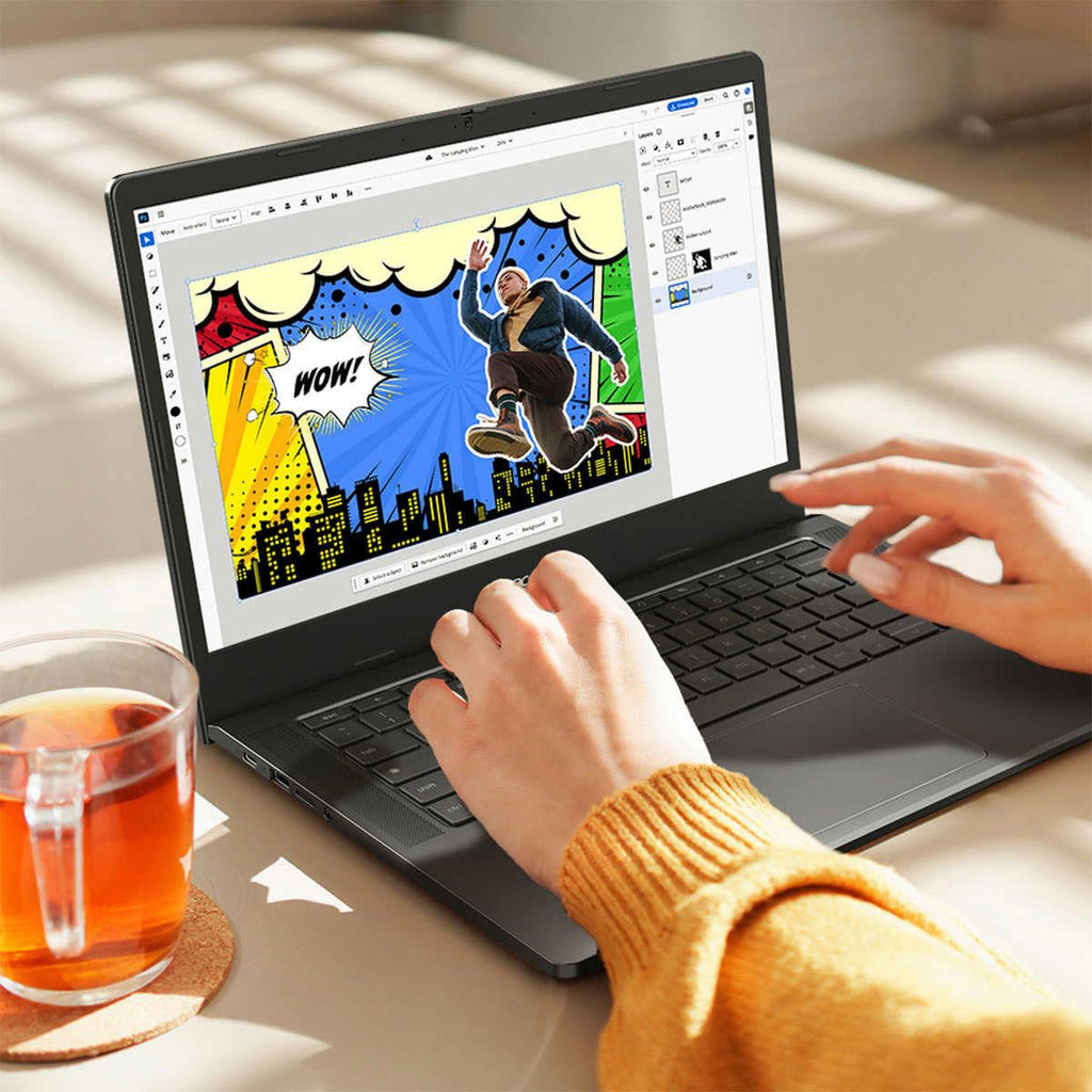 Touchscreen Laptop, Intel 8-Core i3-N305, 8GB LPDDR5, 512GB SSD, 14" FHD IPS Touch Display A1423
