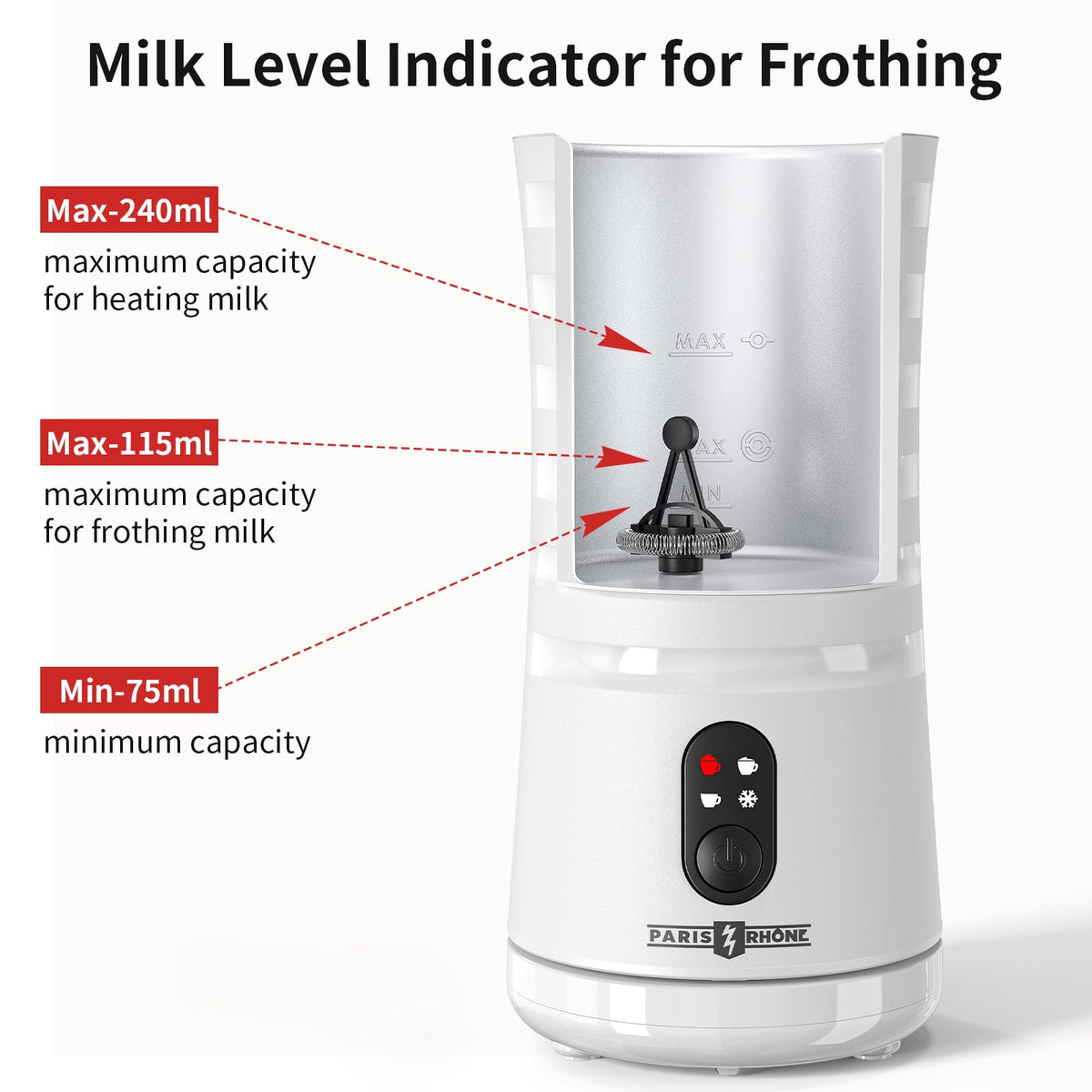 4-in-1 Electric Automatic Milk Frother L9622