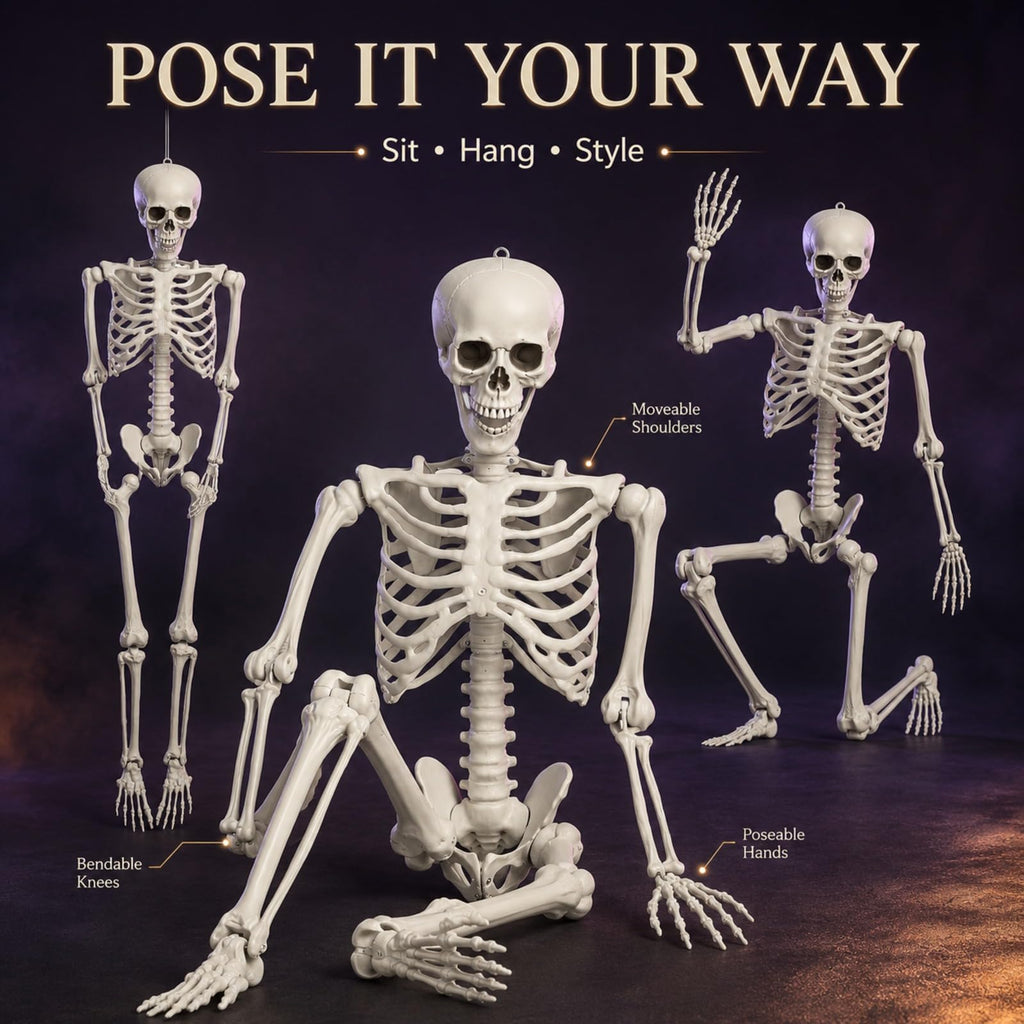 Life Size Posable Skeleton C805