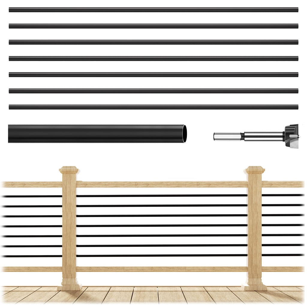 7 Pack 4.7 FT x 19/32 inch Aluminum Balusters U317735