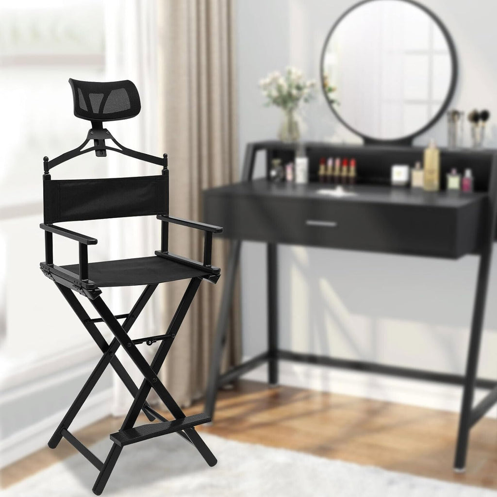 Extra Tall Foldable Makeup Artist Stool Chair R380