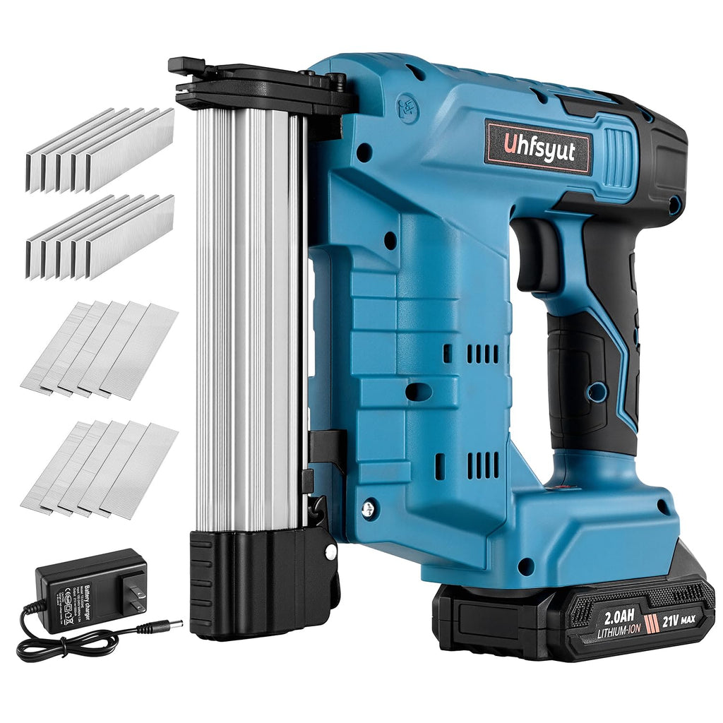 Cordless 21V 2 in 1 Brad Nailer and Staple Gun Q42019