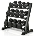 Dumbbell Set with Rack D994