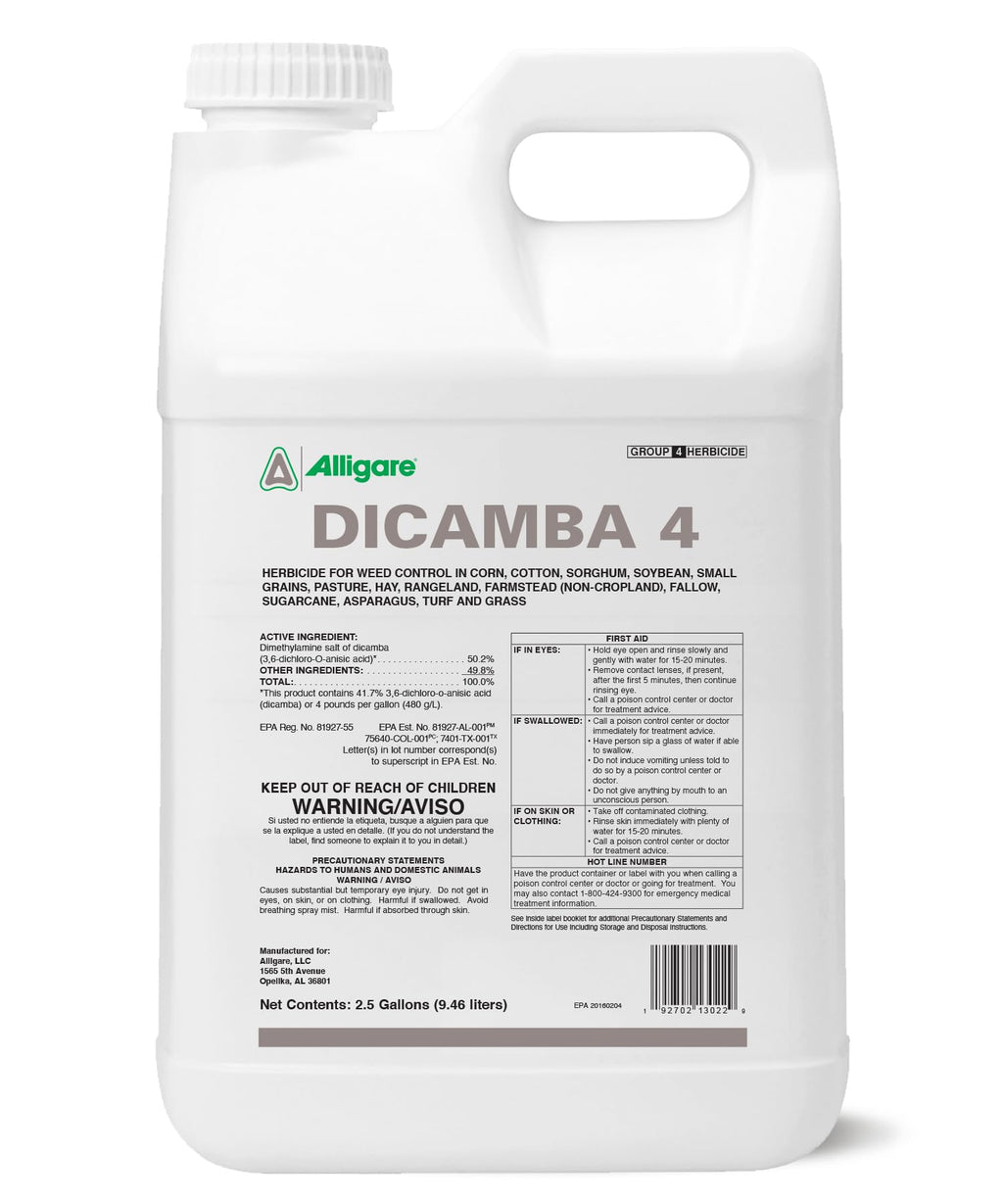 Water-Soluble Dicamba Herbicide 2.5 Gallons R81875