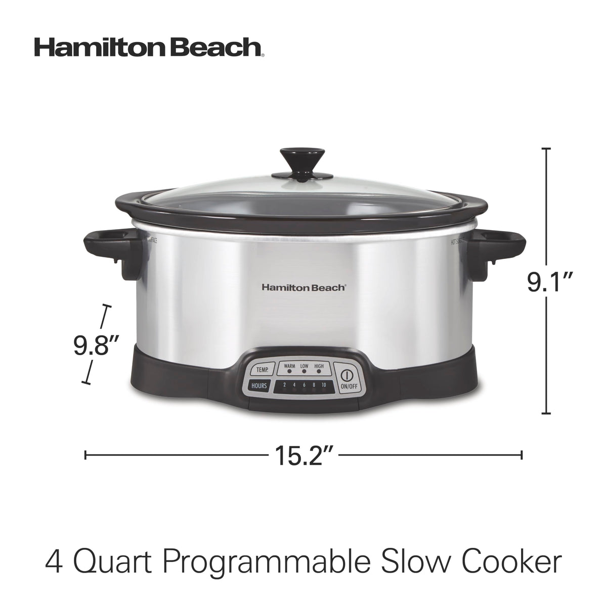 Programmable 4 Quart Slow Cooker X983481
