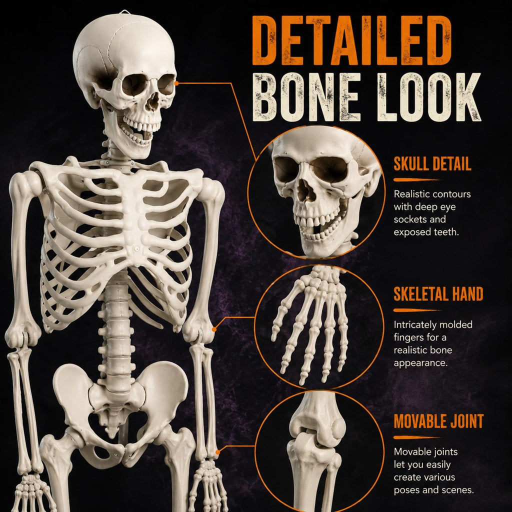 Life Size Posable Skeleton C805