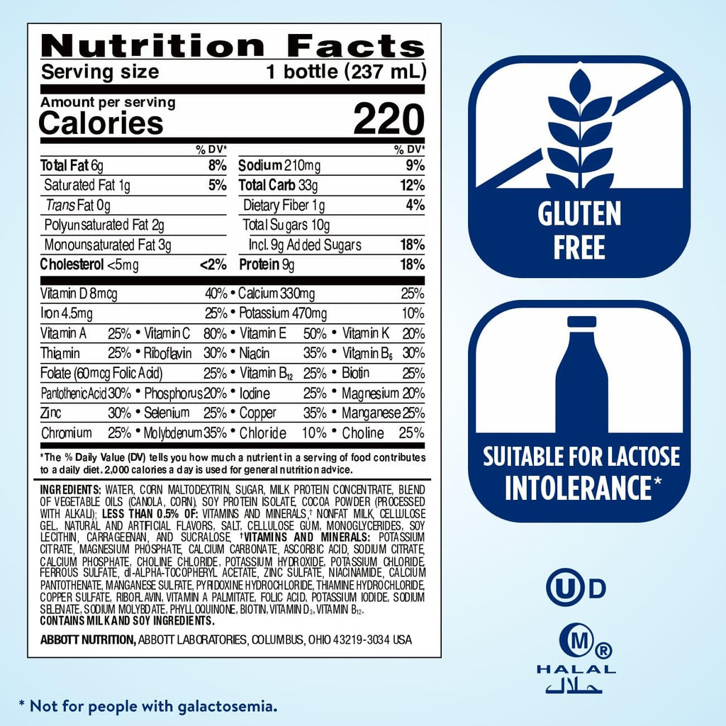 Milk Chocolate Nutrition Shake 16 Pack R300