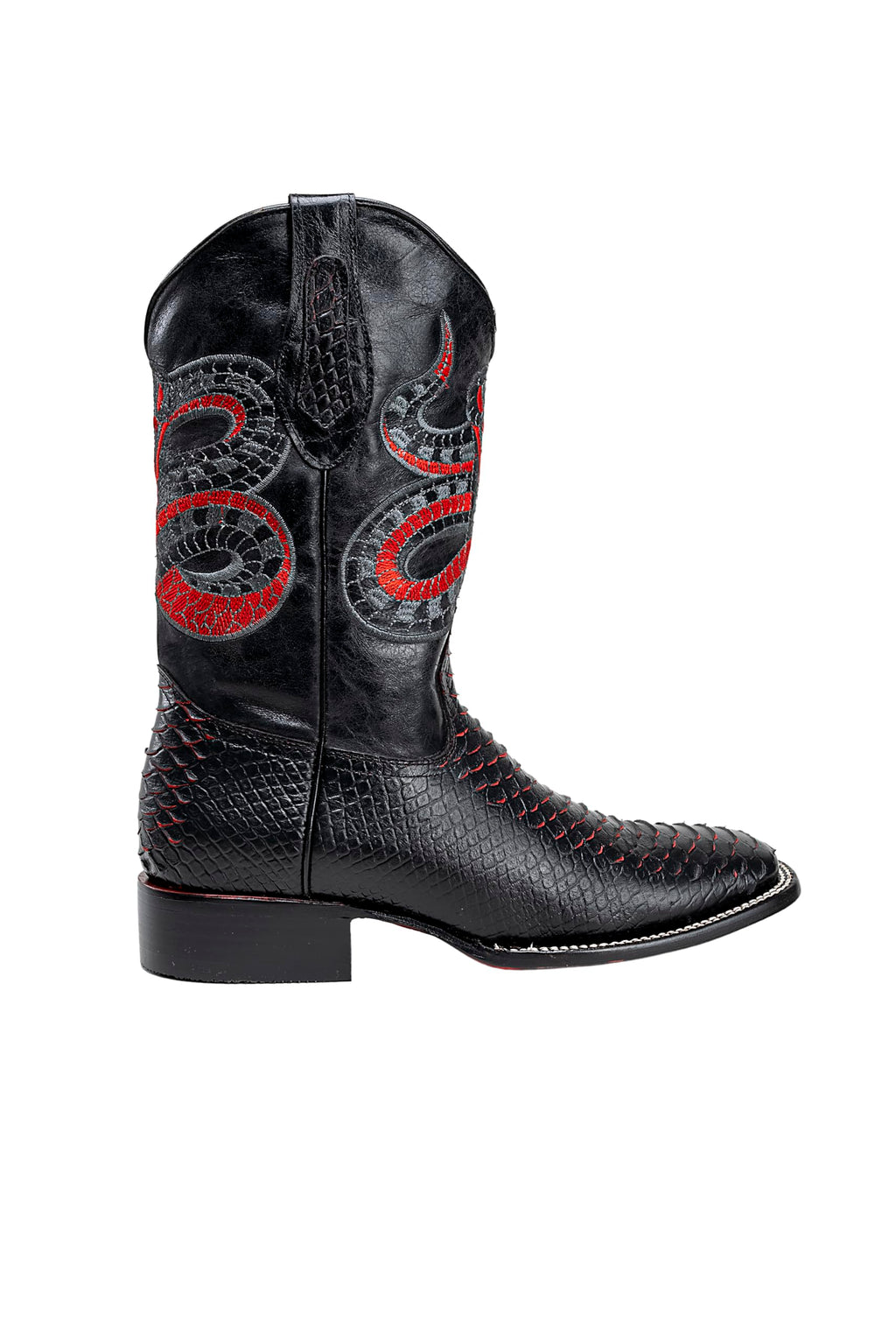 Men's Bi-tone Western Boot with Rubber Cap N968059