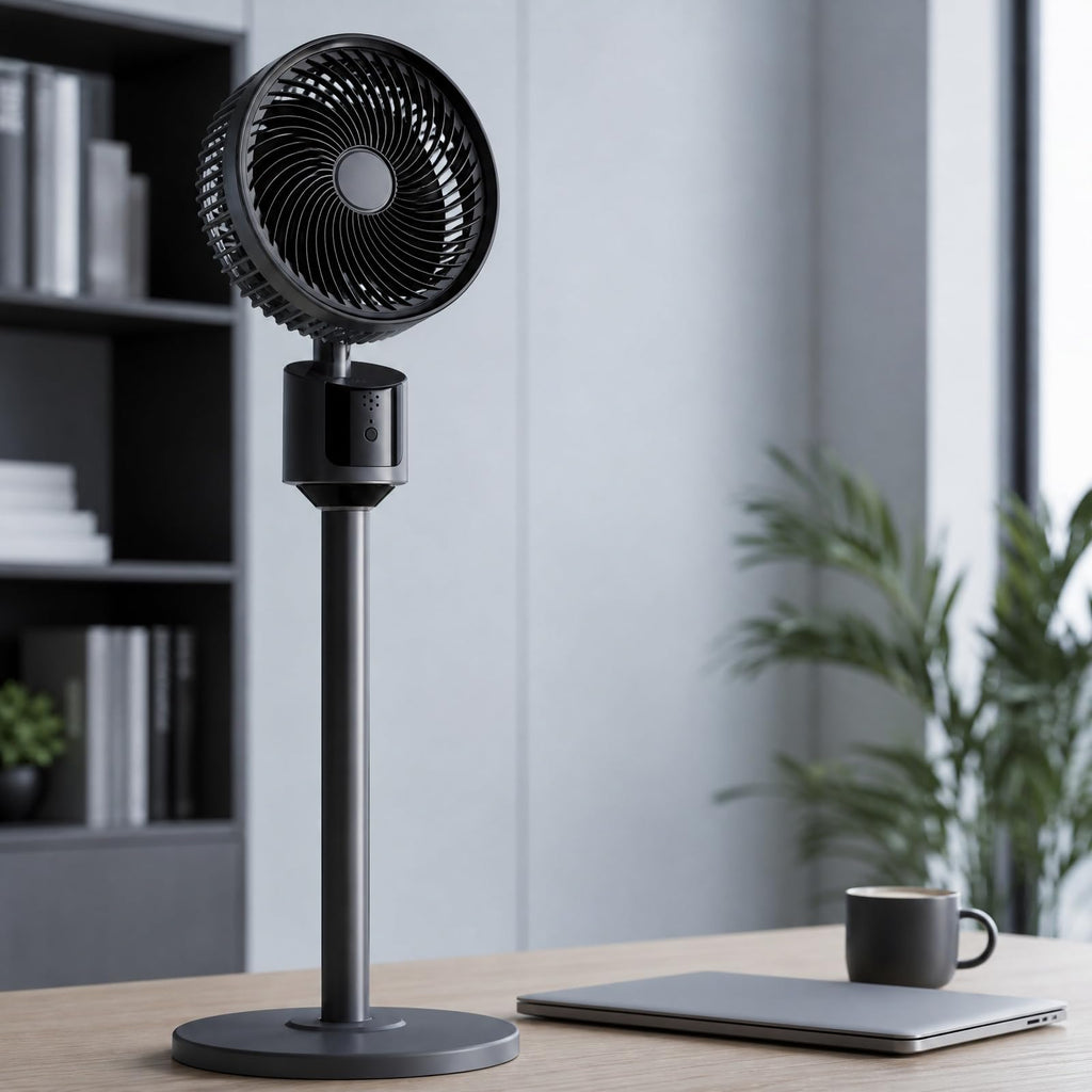 Pedestal Fan with USB Power, 3 Speed Quiet Floor Fan C526