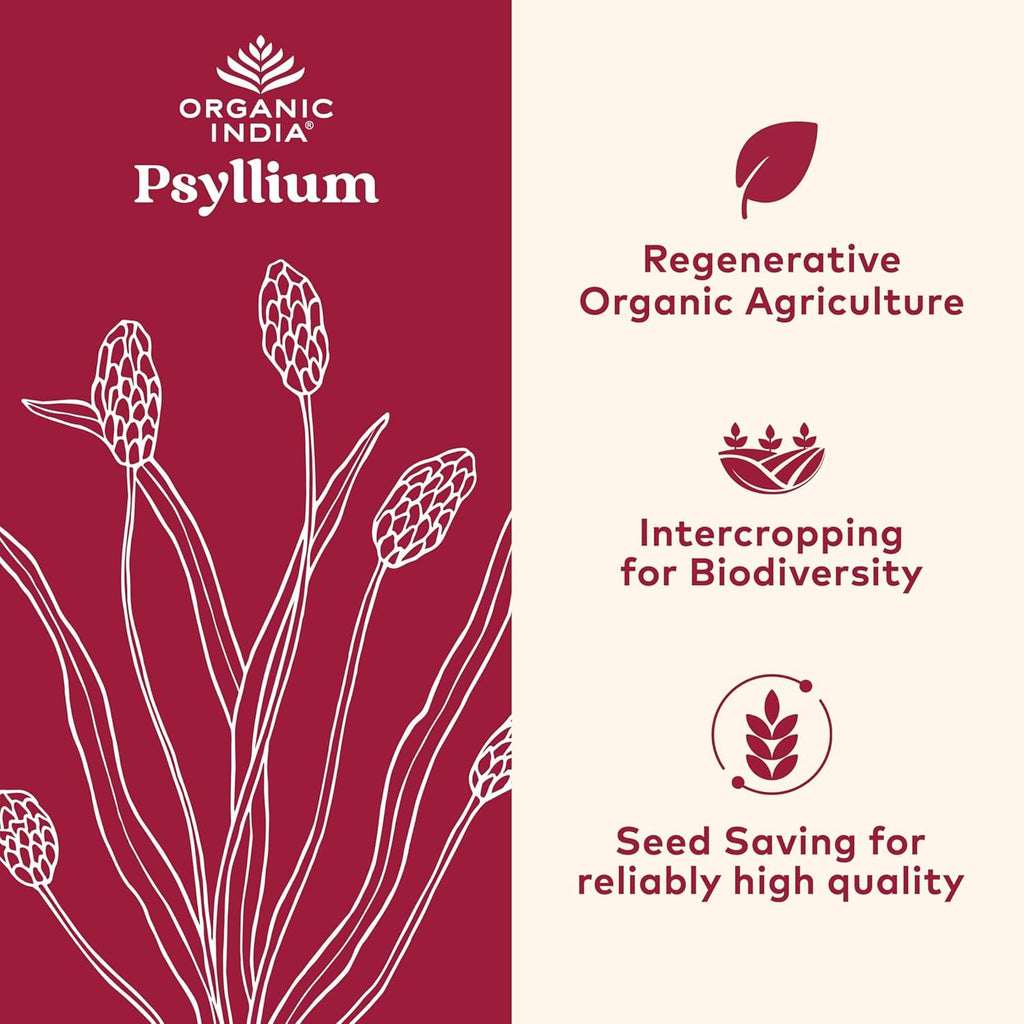 Whole Psyllium Husk Powder Organic Vegan 12 oz F97622