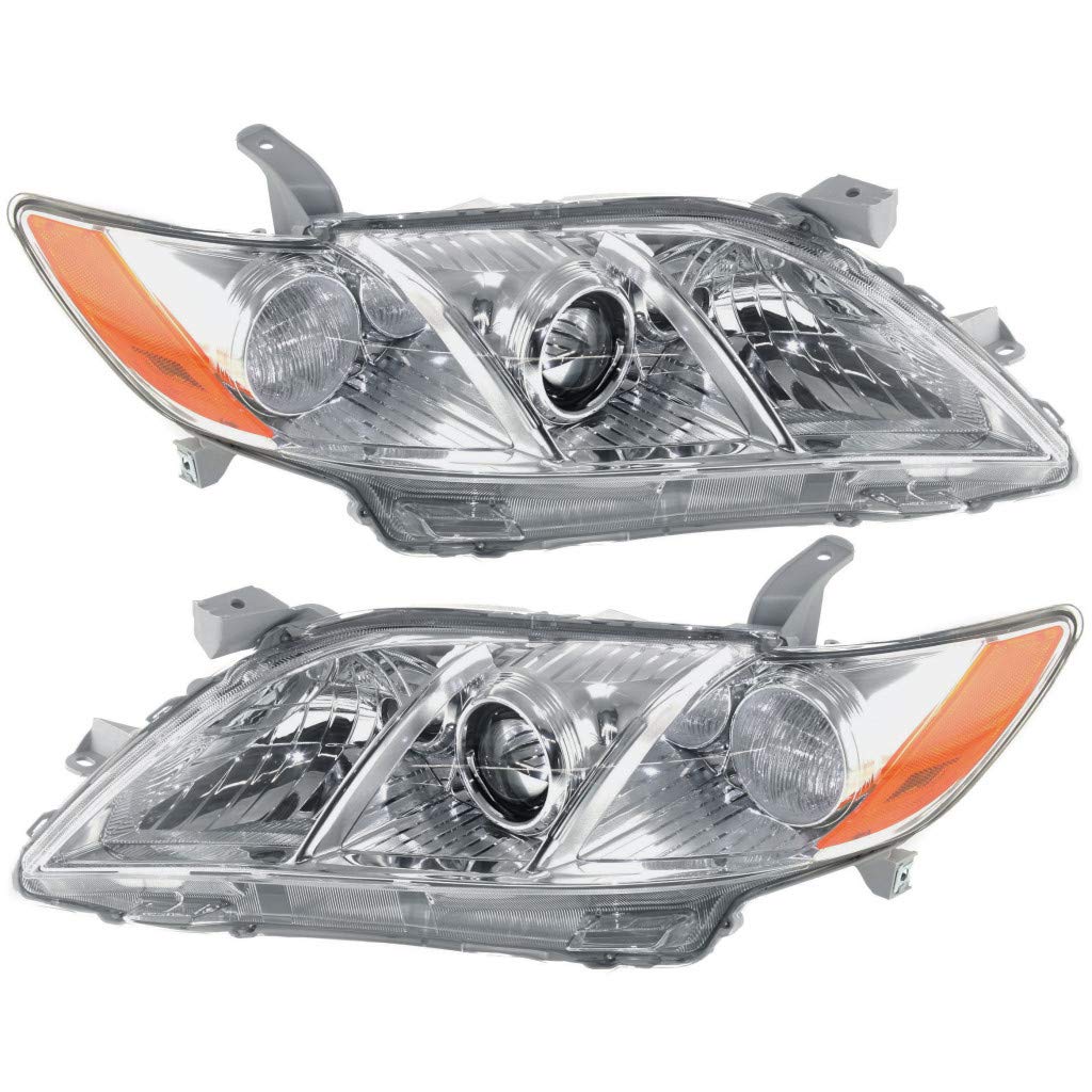 2007 2008 2009 Toyota Camry Headlight Assembly Pair V844