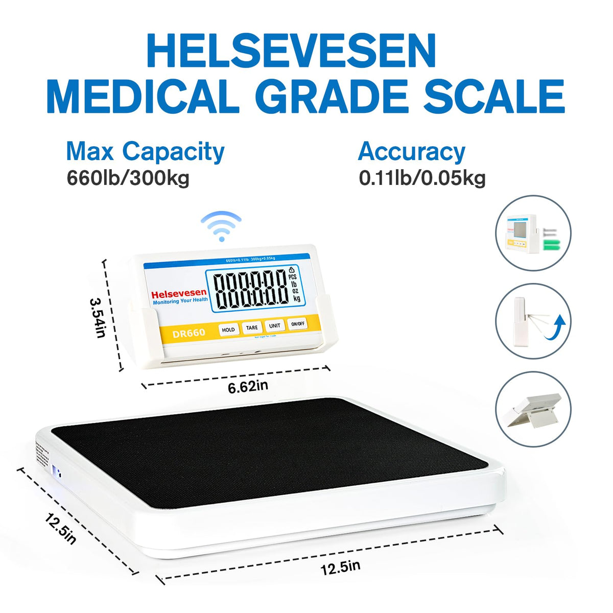 Medical Bariatric Scale 660 lb/300 kg F77230