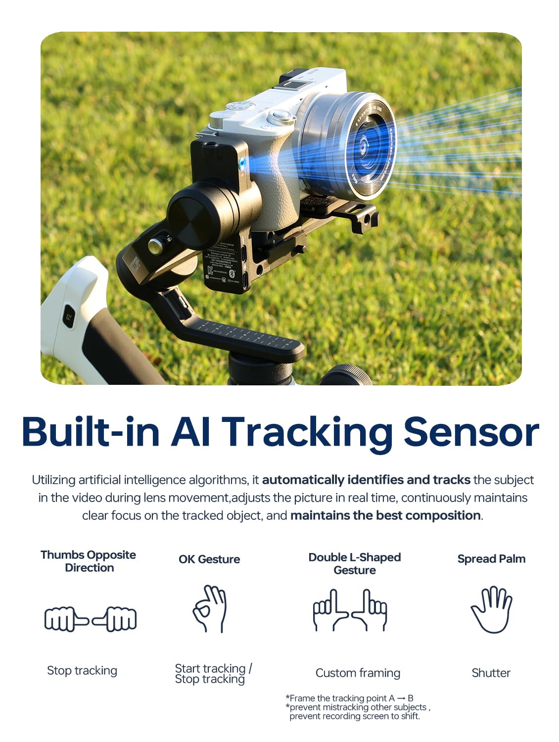 Camera Gimbal with Built-in AI Tracking N993174