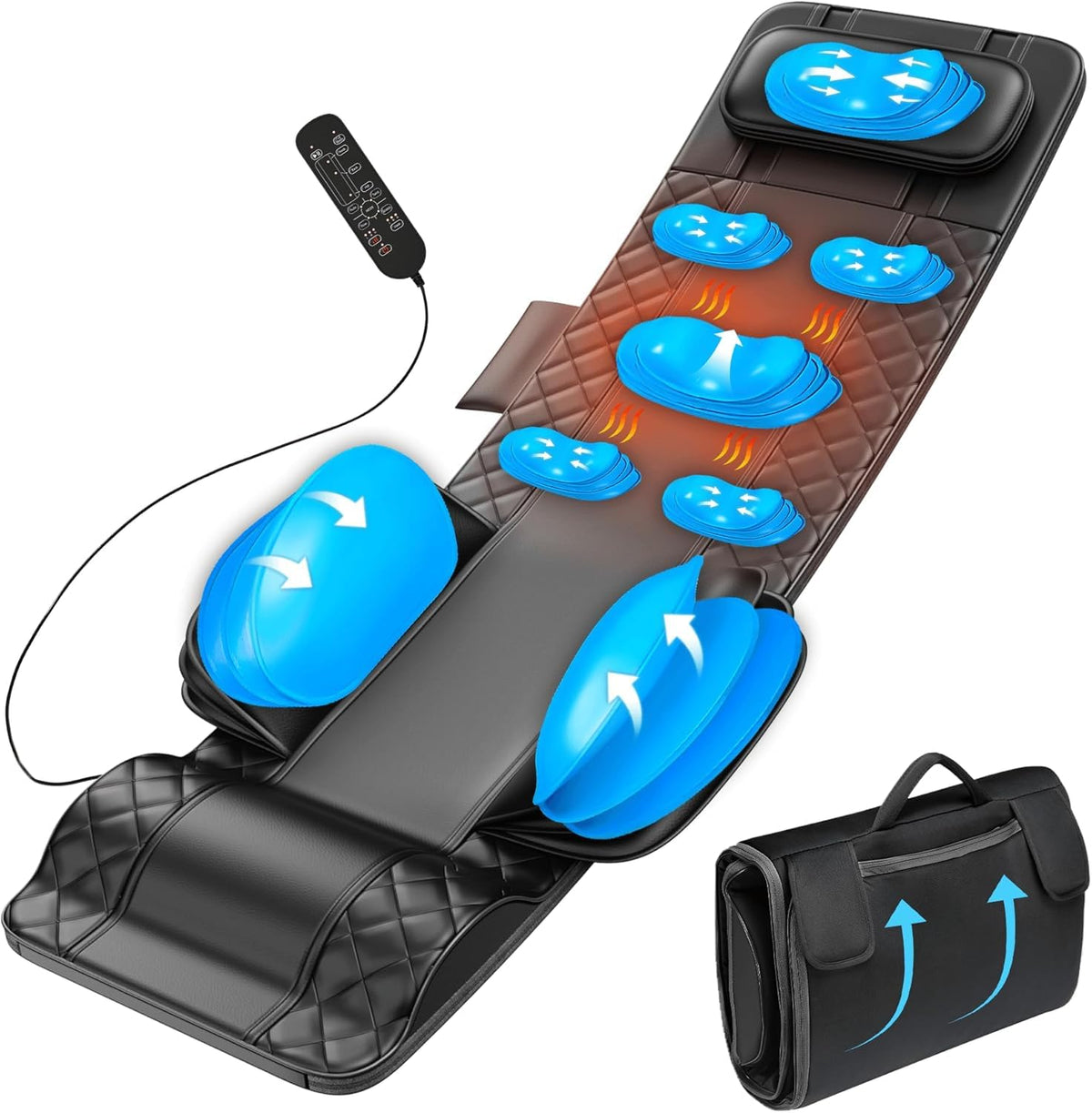 Foldable Full Body Massage Mat with Heat V449