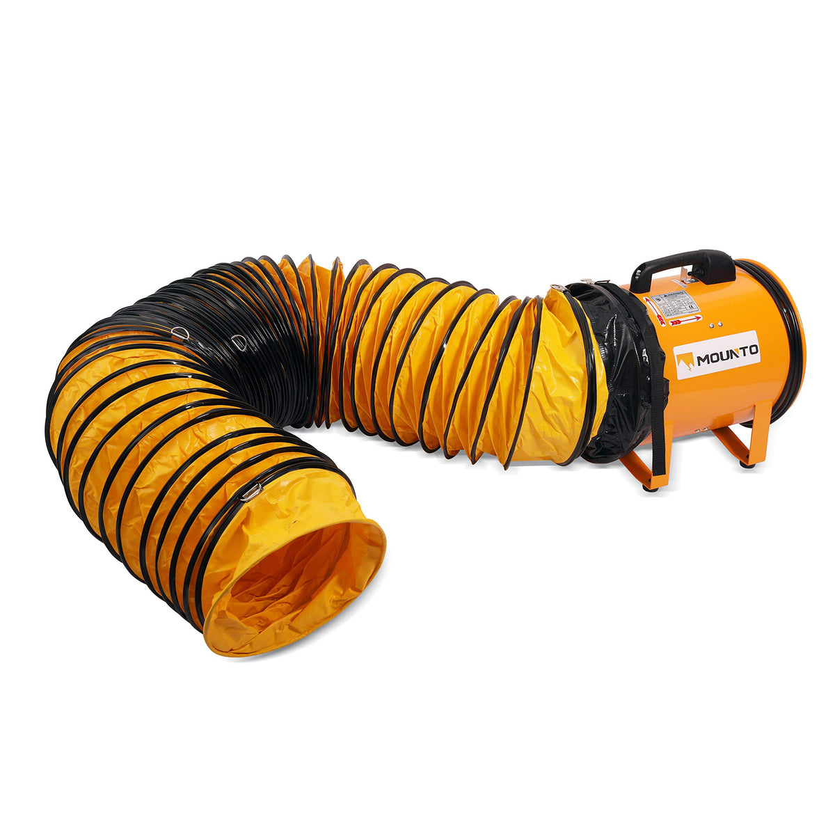 12-Inch Heavy Duty Cylinder Axial Fan with 25-Foot Vinyl Hose T770414