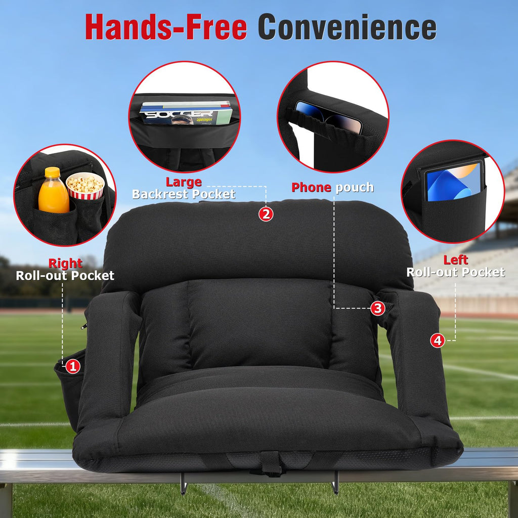 Stadium Seats with Back Support 2 Pack Z216