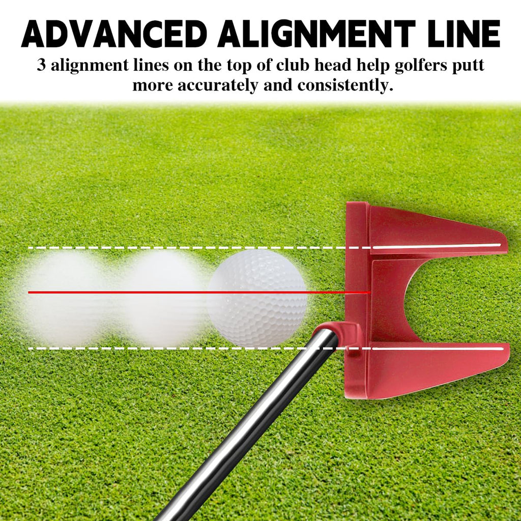 Men's Golf Putter with Head Cover X74641