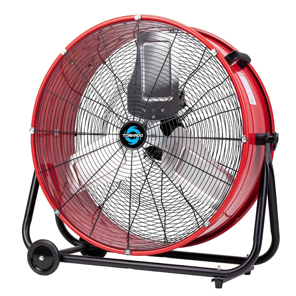 24 Inch High Velocity Tilt Metal Drum Fan 3 Speed 8800 CFM C75319