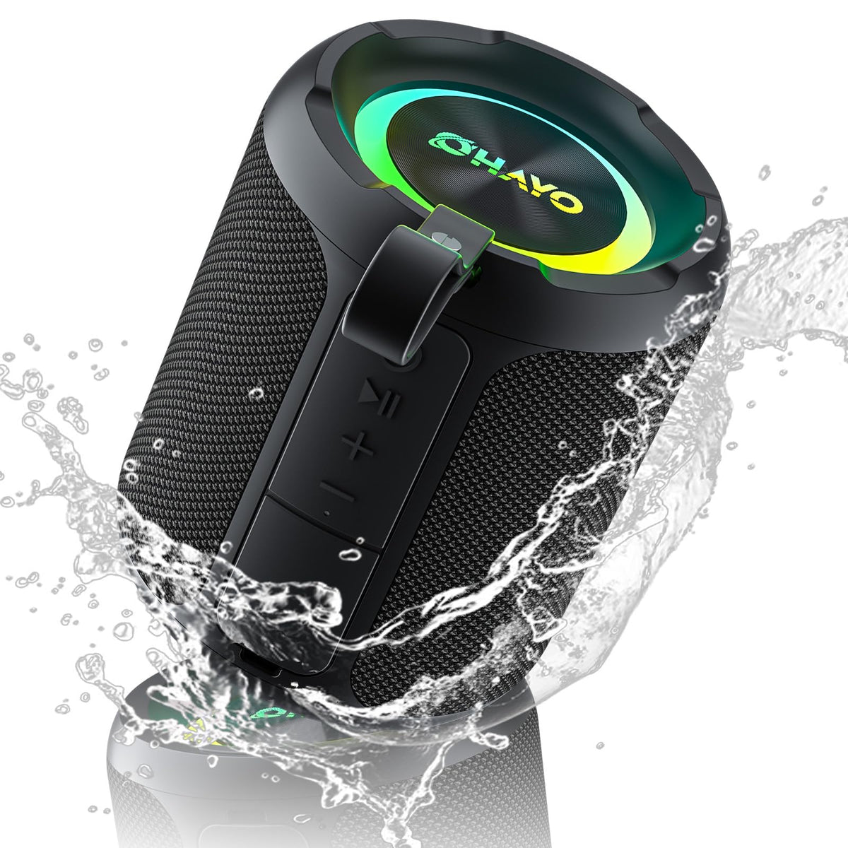 40W Wireless Portable Bluetooth Speaker with Lights, IPX7 Waterproof I72766
