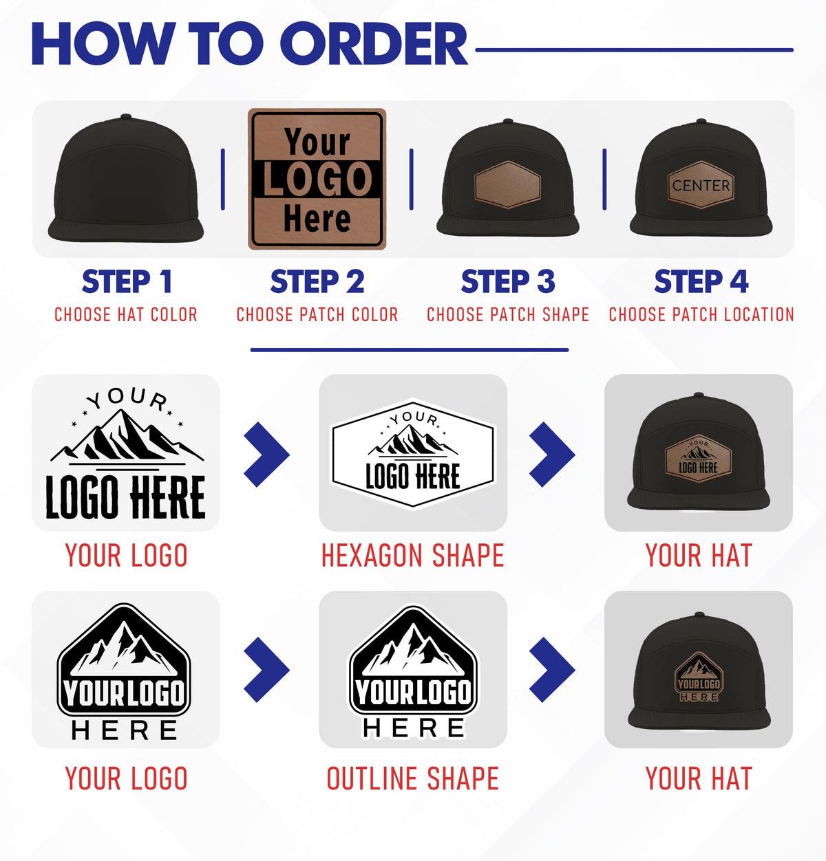 Custom Logo Patch Baseball Cap O33564