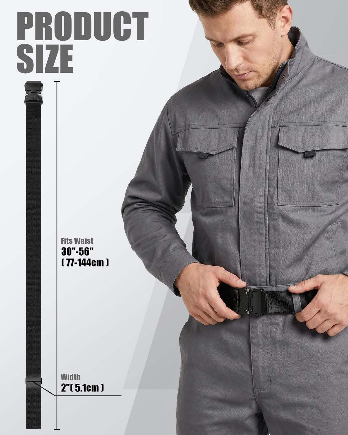 2 Inch Wide Tool Belt with Quick Release Buckle X975