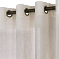 Beige Linen Curtains 2 Panels 84 Inches Long R2099