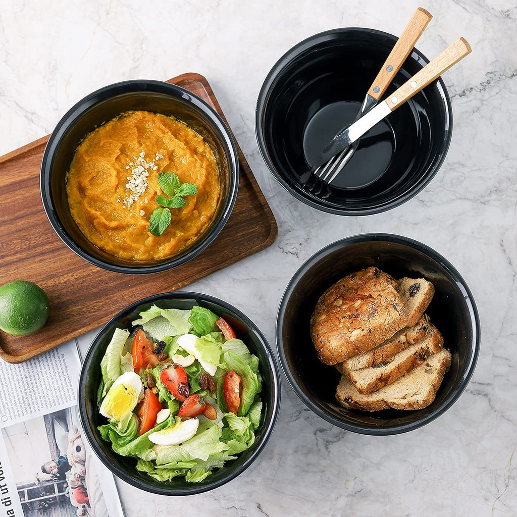 40 Ounce 7 Inch Ceramic Soup Bowls Set of 4 W762