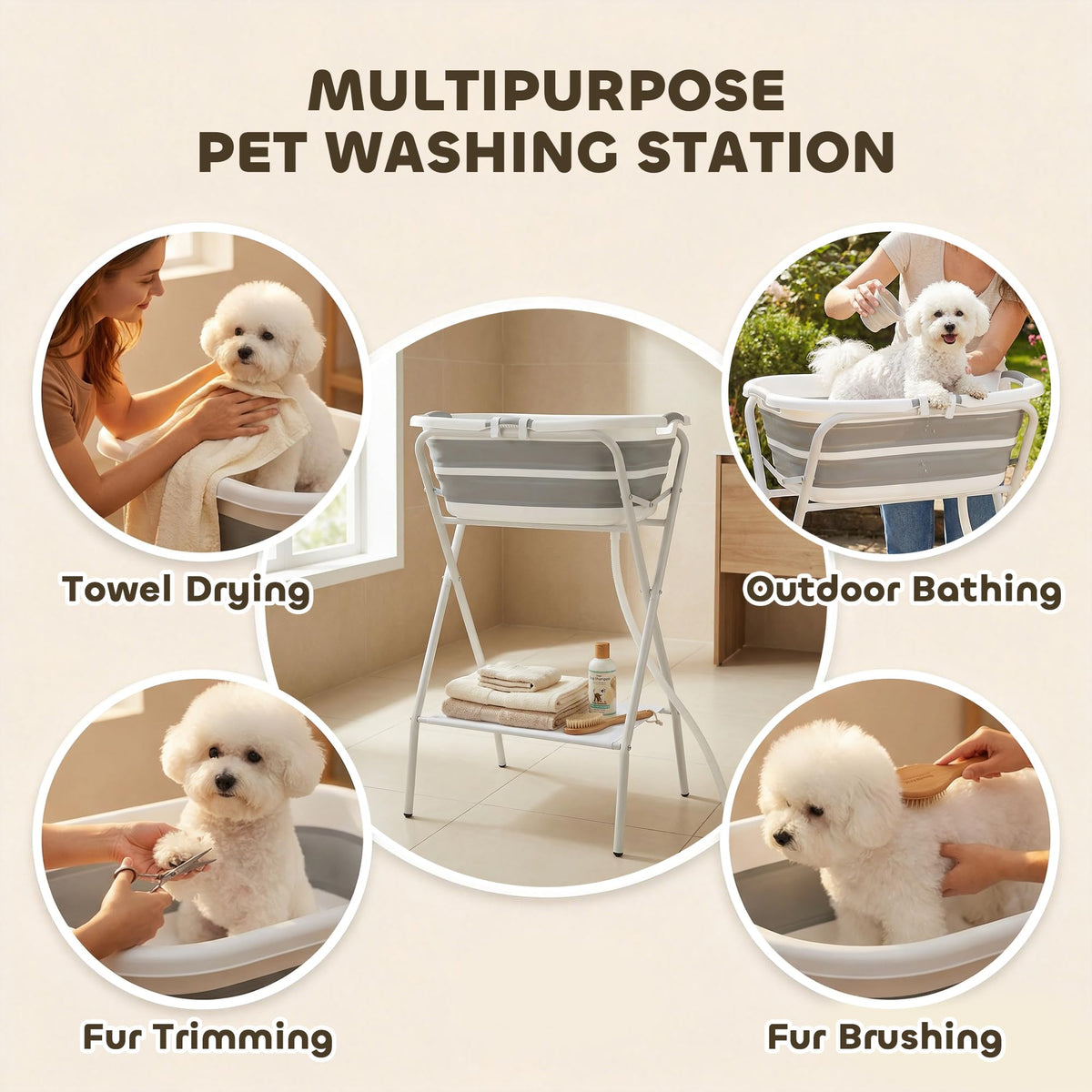 2 in 1 Dog Bath Tub H257