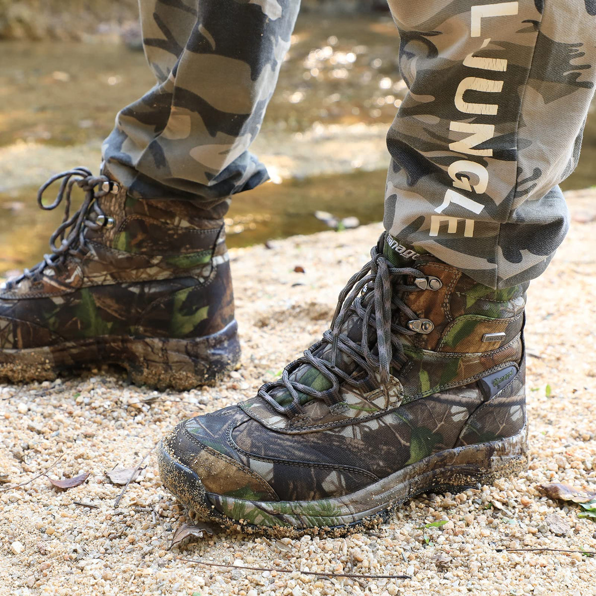 Camo Waterproof Lightweight Hunting Shoes T81373