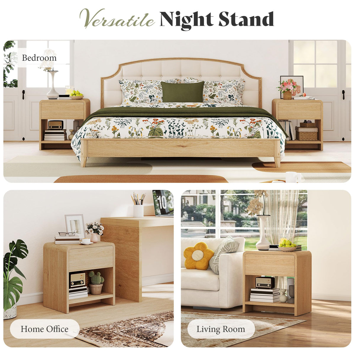 3-Piece Coffee Table Set with 2 End Tables H705