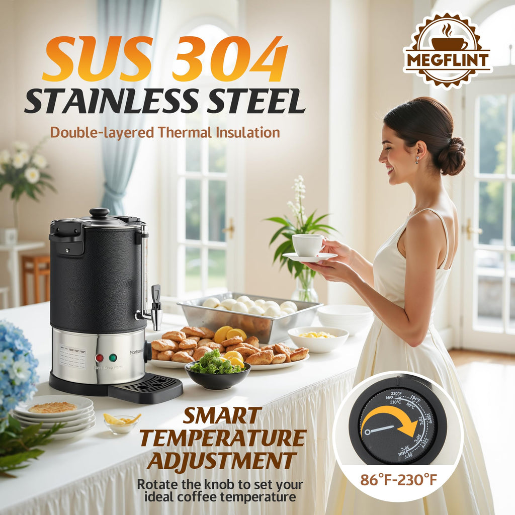 50-Cup Stainless Steel Double Insulated Coffee Urn U162913