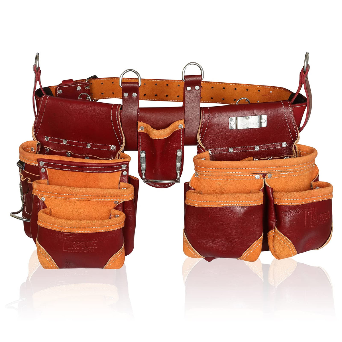 Maroon Leather Tool Belt R943802