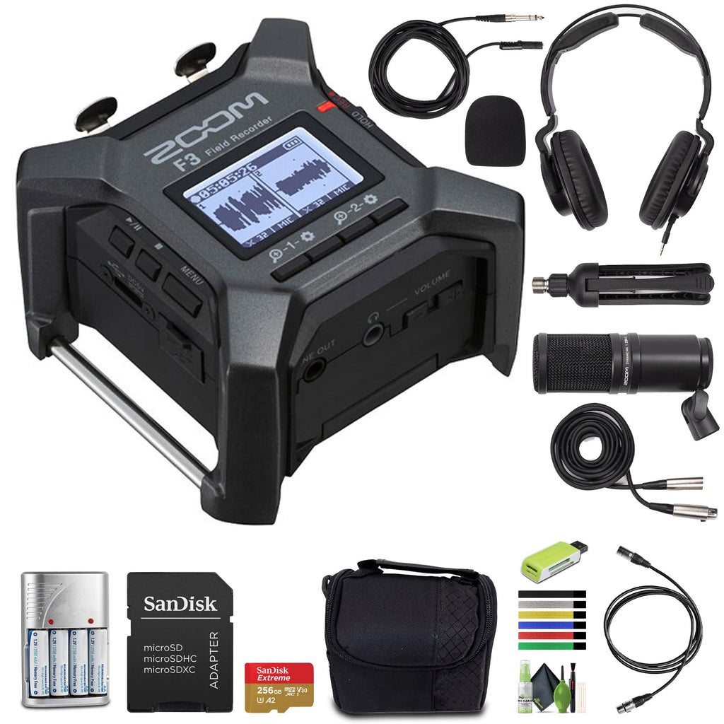 32-Bit Float Field Recorder + Podcast Mic Pack Bundle L43081