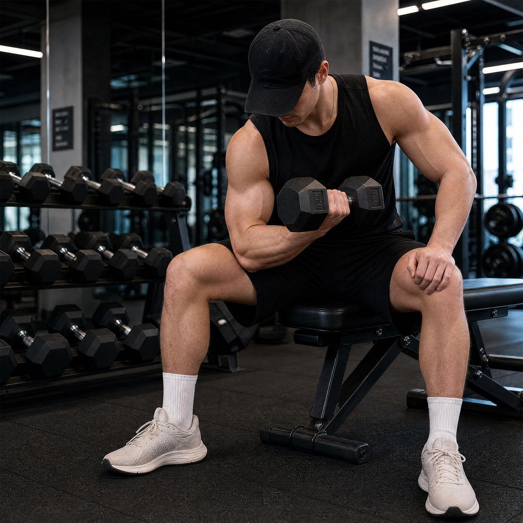 Dumbbell Set with Rack D994