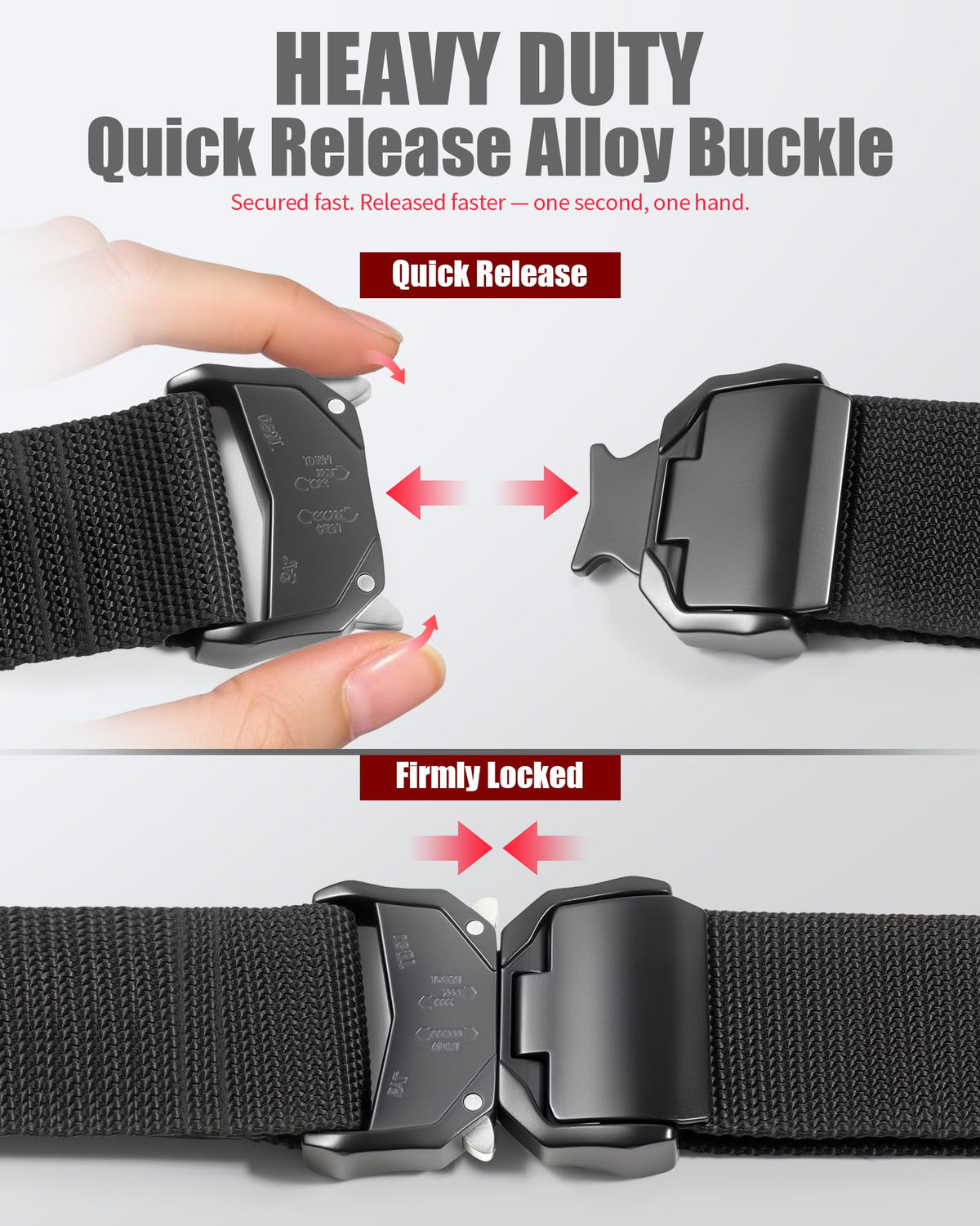 2 Inch Wide Tool Belt with Quick Release Buckle X975