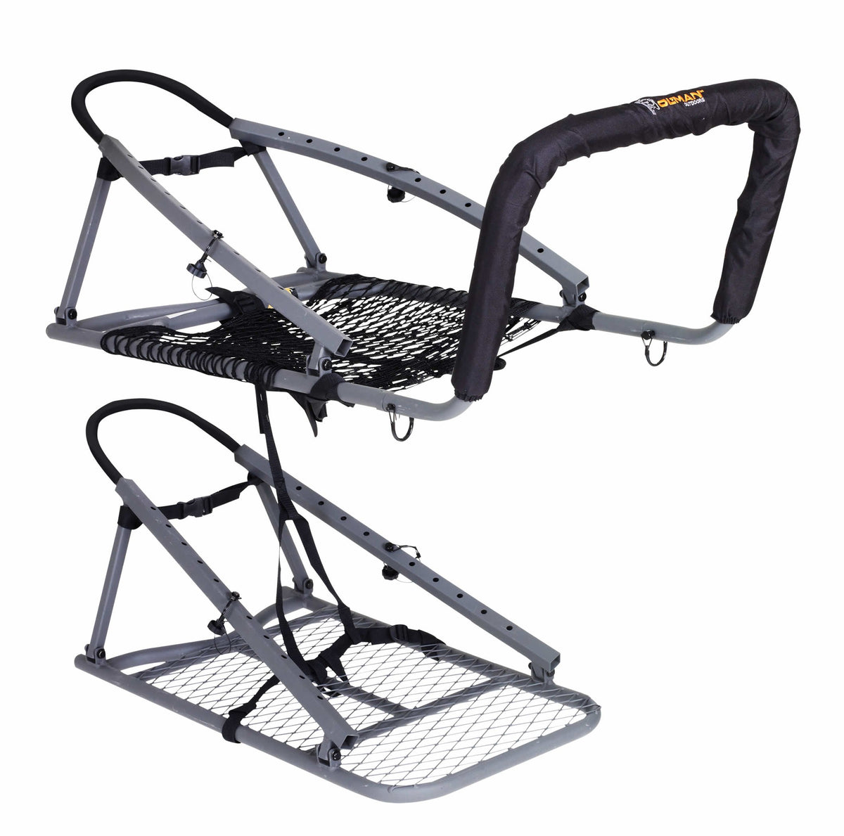 Steel Climbing Stand with 21" Wide Net Seat P935