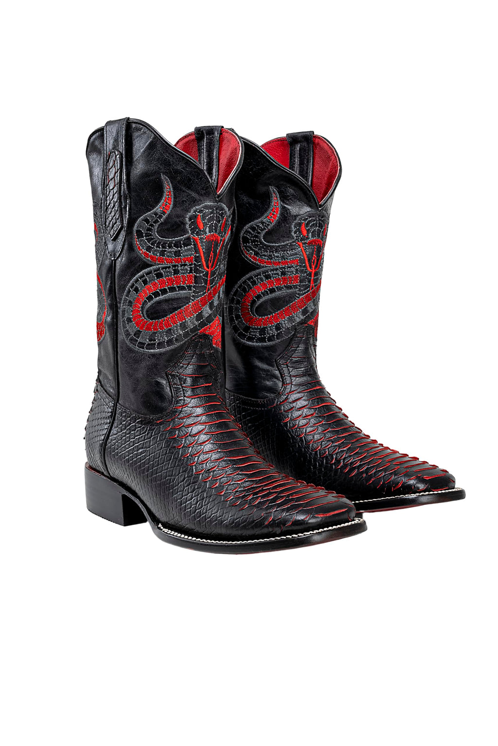 Men's Bi-tone Western Boot with Rubber Cap N968059