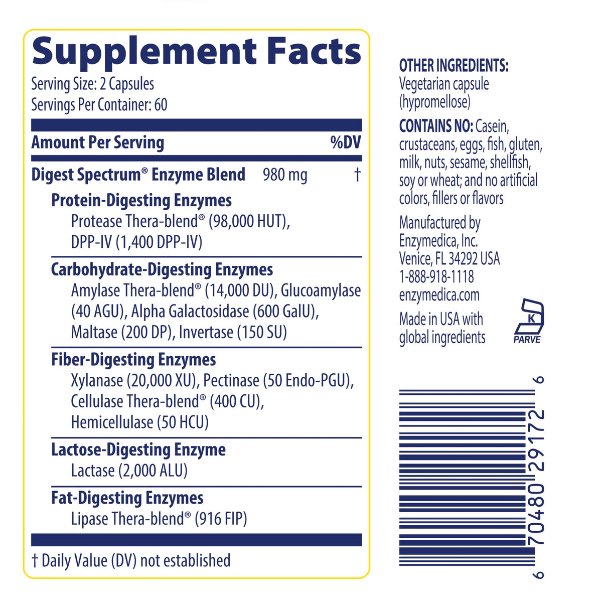 120 Capsules U5912
