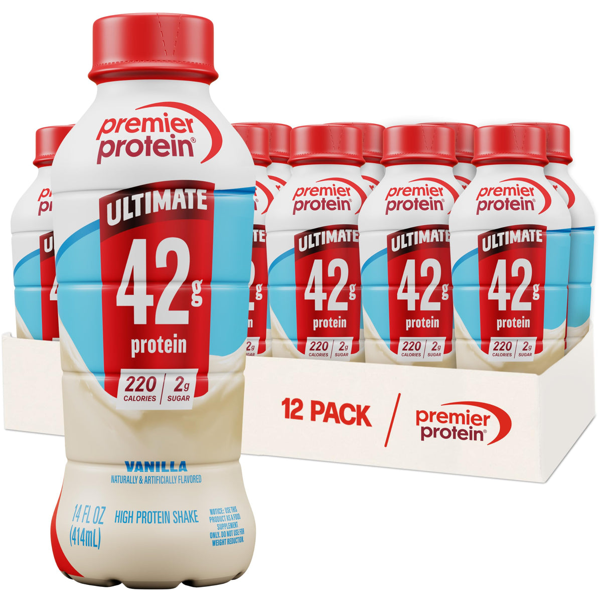 Vanilla 42g High Protein Shake 12 Pack Y923036