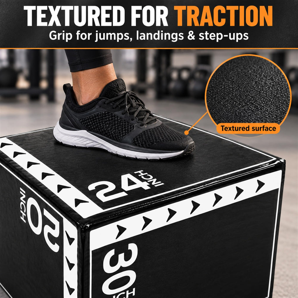 3-in-1 Foam Plyometric Jump Box M6216