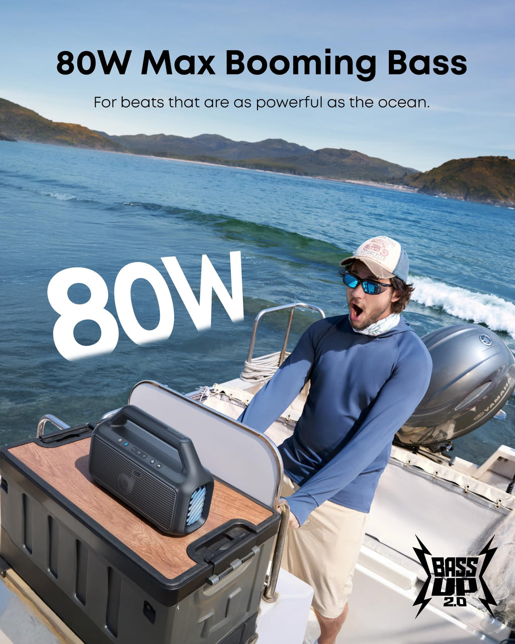 80W Outdoor Bluetooth Speaker K985