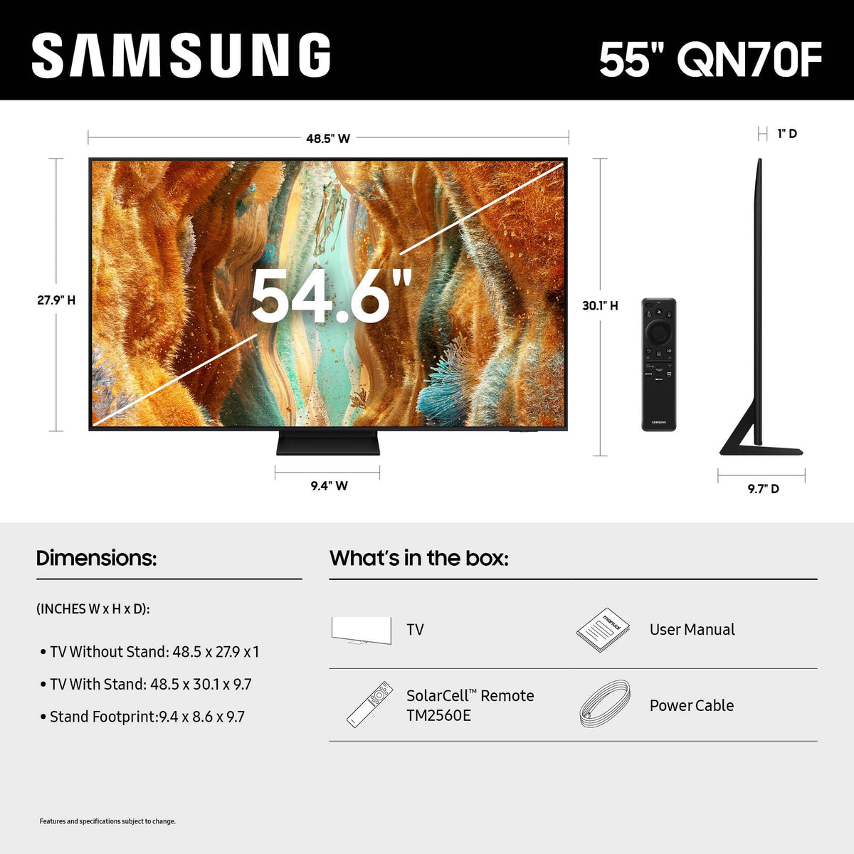 55-Inch 4K Mini LED Smart TV C852996