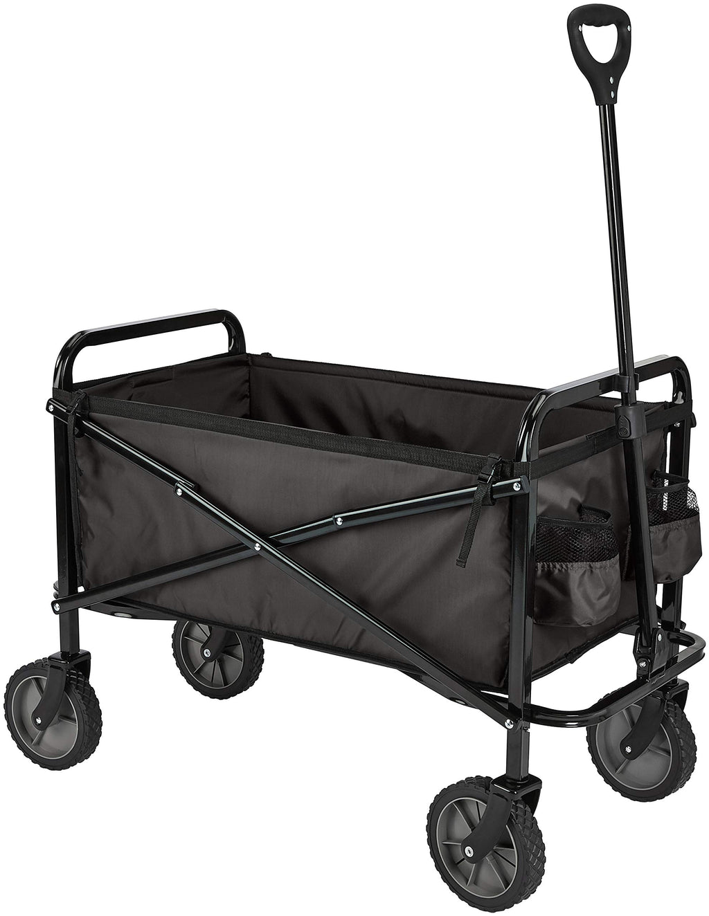 Collapsible Heavy Duty Utility Wagon 265 Pounds Capacity Black E88234