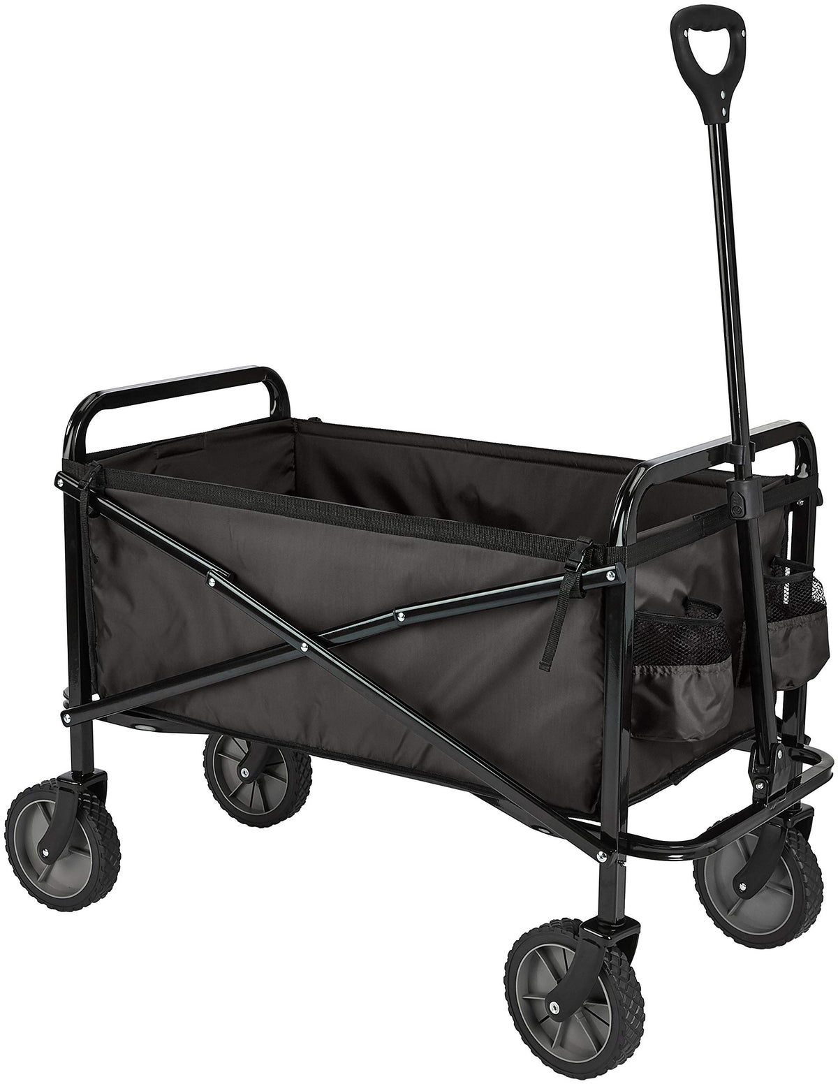 Collapsible Heavy Duty Utility Wagon 265 Pounds Capacity Black E88234