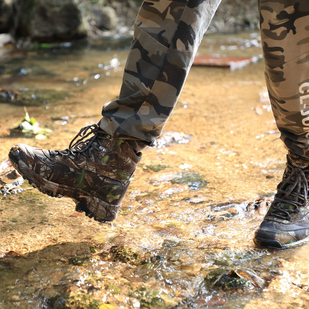 Camo Waterproof Lightweight Hunting Shoes T81373