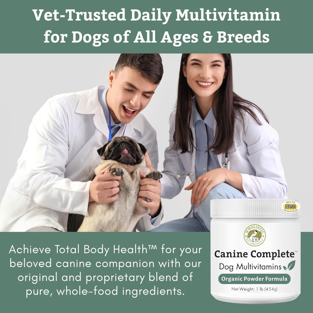 Organic Dog Vitamins, 1 Lb, 45 Scoops S778