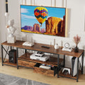 Fabric Drawers TV Stand for 65 70 75 Inches TV K91634