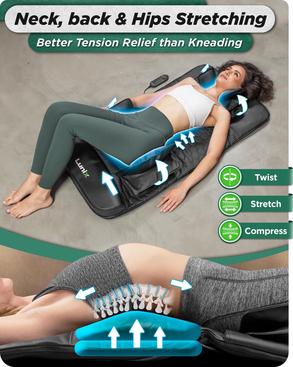 Heated Stretching Mat Massager J69763